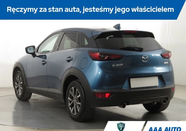 Mazda CX-3 cena 75000 przebieg: 75296, rok produkcji 2018 z Ślesin małe 211